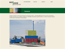 Tablet Screenshot of biohkw.de